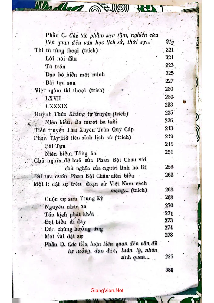 Trang 5 - Ảnh minh họa nội dung sách Thơ văn Huỳnh Thúc Kháng (chọn lọc)