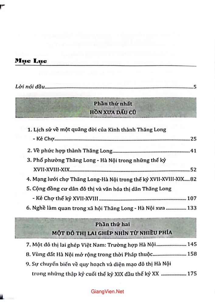 Trang 1 - Ảnh minh họa nội dung sách Thăng Long Hà Nội trong mắt một người Hà Nội (tuyển tập nghiên cứu)