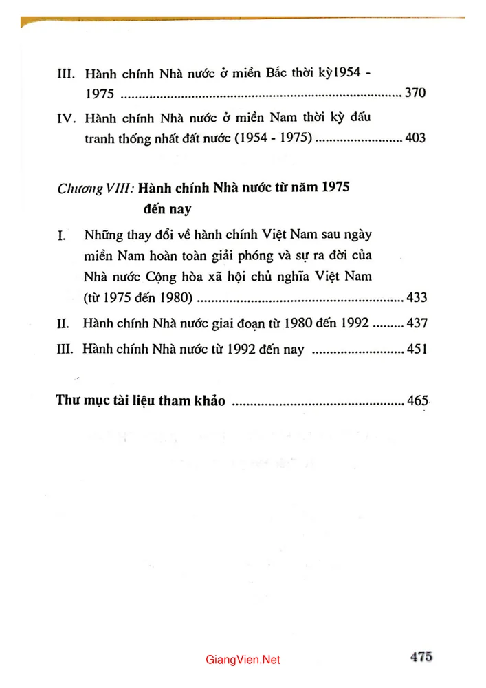 Trang 5 - Ảnh minh họa nội dung sách Giáo trình lịch sử hành chính nhà nước Việt Nam