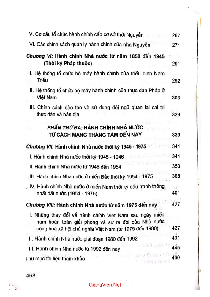 Trang 3 - Ảnh minh họa nội dung sách Lịch sử hành chính nhà nước Việt Nam