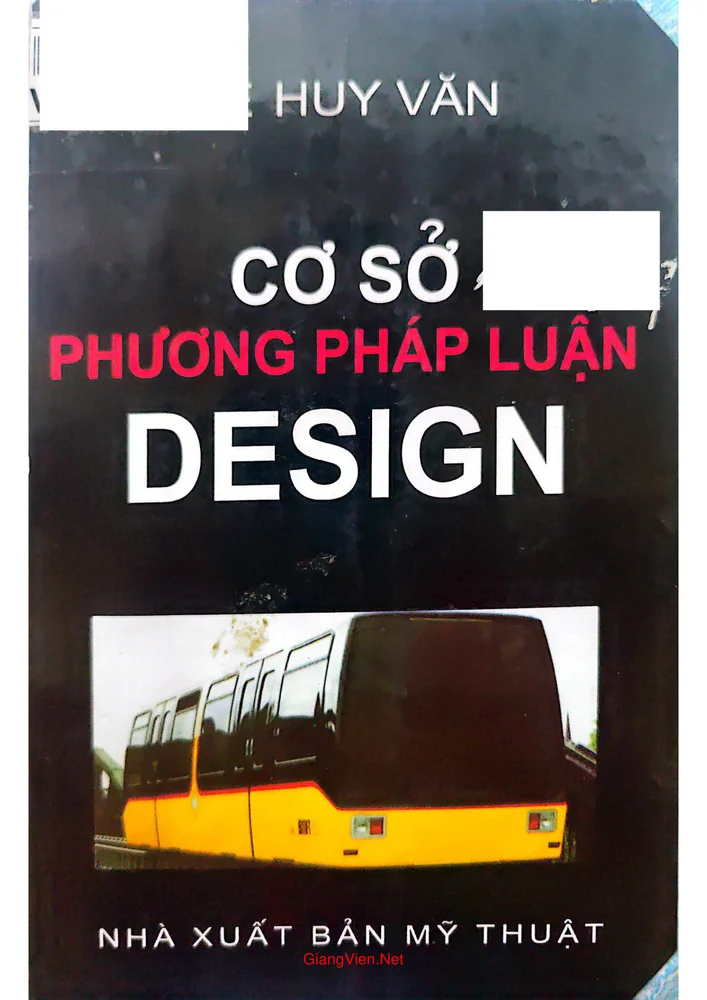 Cơ sở phương pháp luận design. Nhà xuất bản mỹ thuật