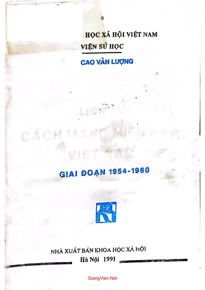 Lịch sử cách mạng miền Nam Việt Nam giai đoạn 1954- 1960