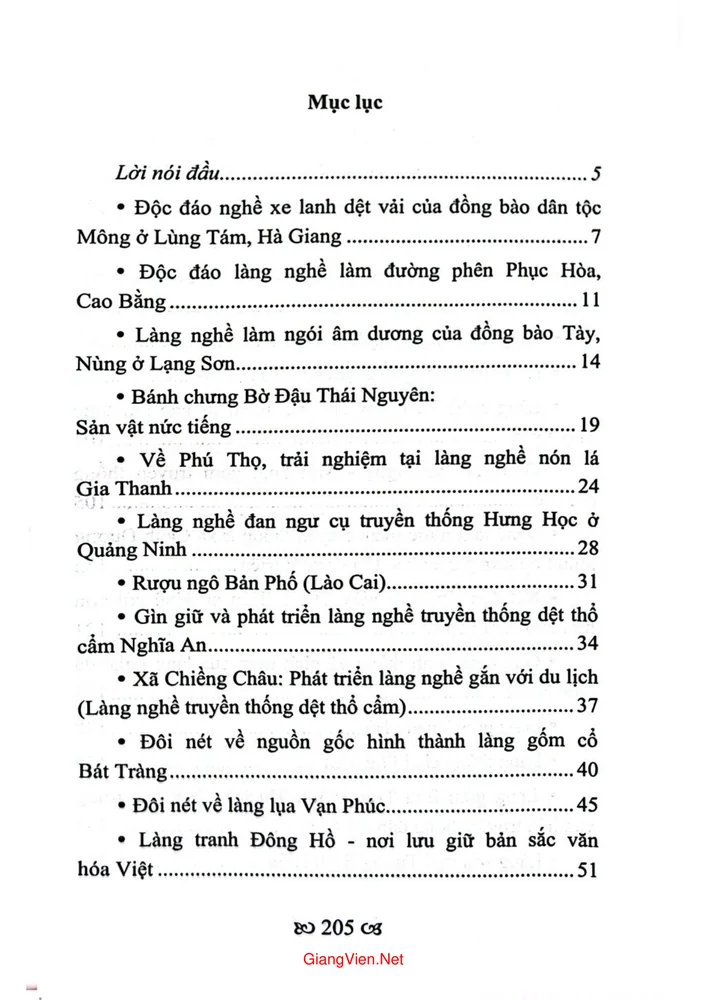 Trang 1 - Ảnh minh họa nội dung sách Tinh hoa làng nghề truyền thống Việt Nam