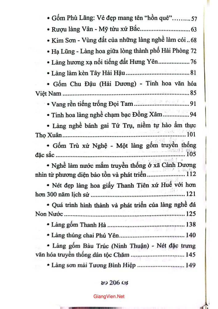 Trang 2 - Ảnh minh họa nội dung sách Tinh hoa làng nghề truyền thống Việt Nam