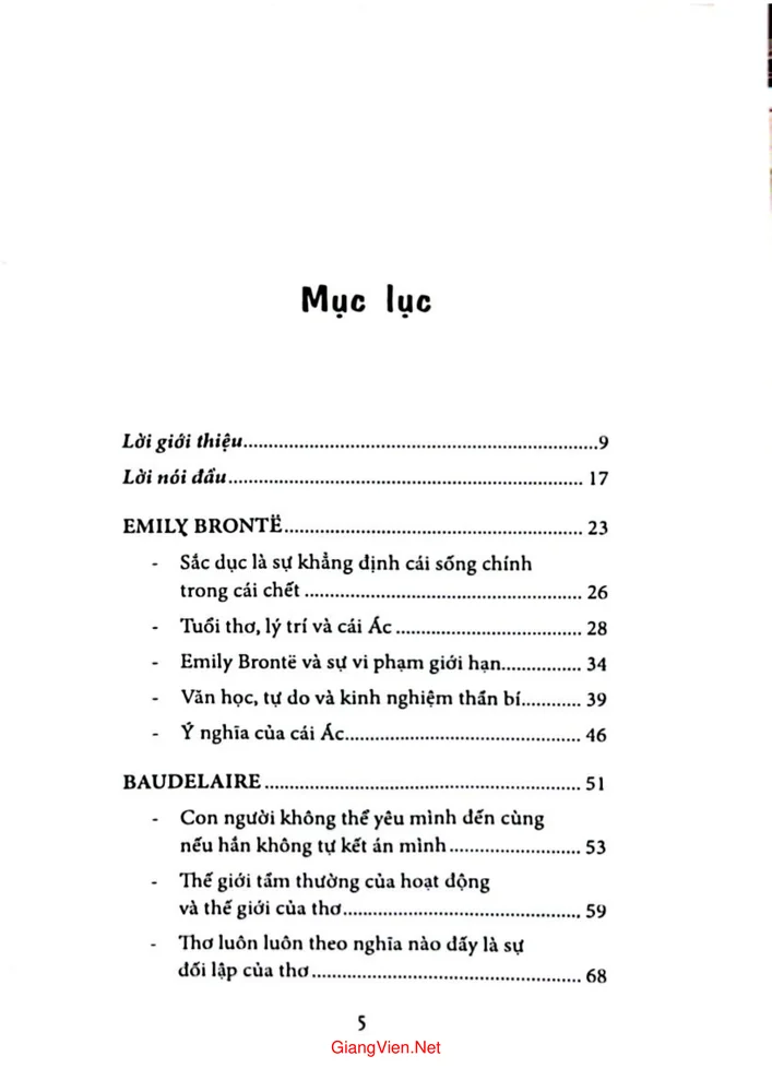 Trang 1 - Ảnh minh họa nội dung sách Văn học và cái ác