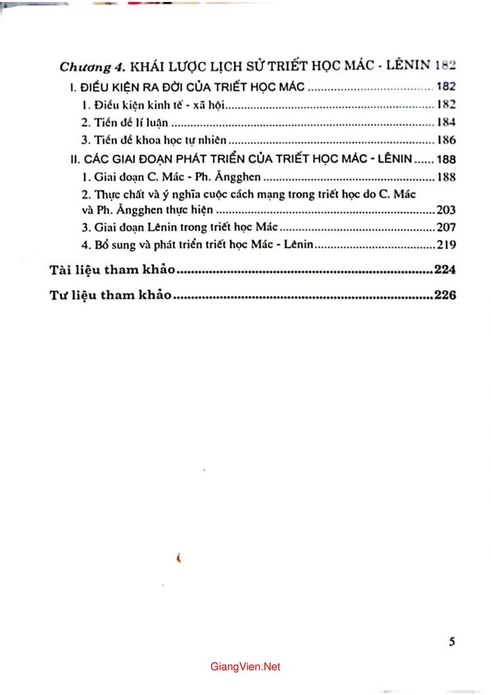 Trang 3 - Ảnh minh họa nội dung sách Lịch sử triết học