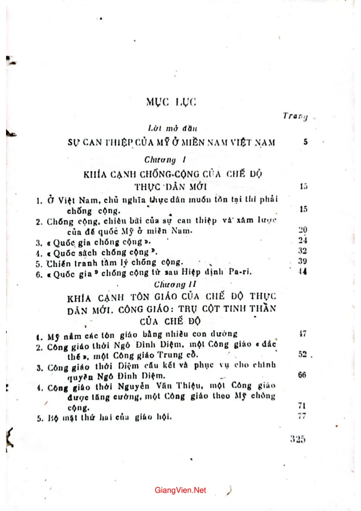 Trang 1 - Ảnh minh họa nội dung sách Chủ nghĩa thực dân mới kiểu Mỹ ở miền Nam Việt Nam (Khía cạnh tư tưởng và văn hóa) 1954-1975
