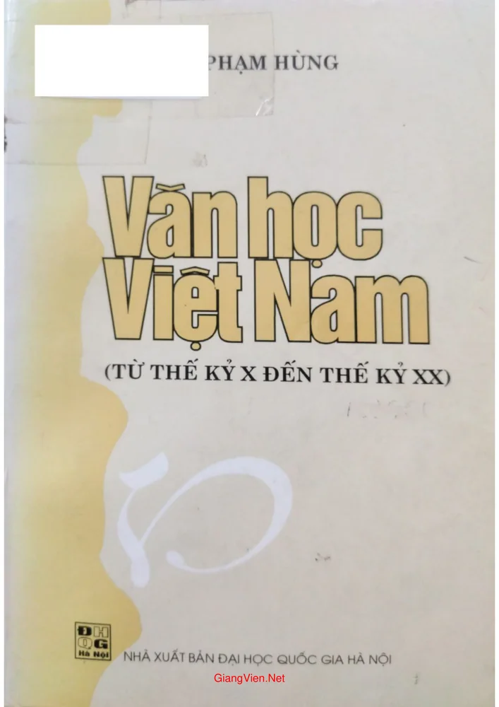 Văn học Việt Nam từ thế kỷ X đến thế kỷ XX