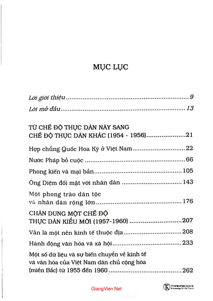 Trang 1 - Ảnh minh họa nội dung sách Miền nam Việt Nam từ sau Điện Biên Phủ