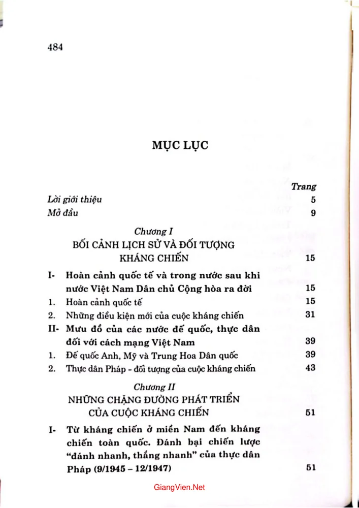 Trang 1 - Ảnh minh họa nội dung sách Lịch sử quân sự Việt Nam, tập 10, cuộc kháng chiến chống thực dân Pháp 1945 - 1954