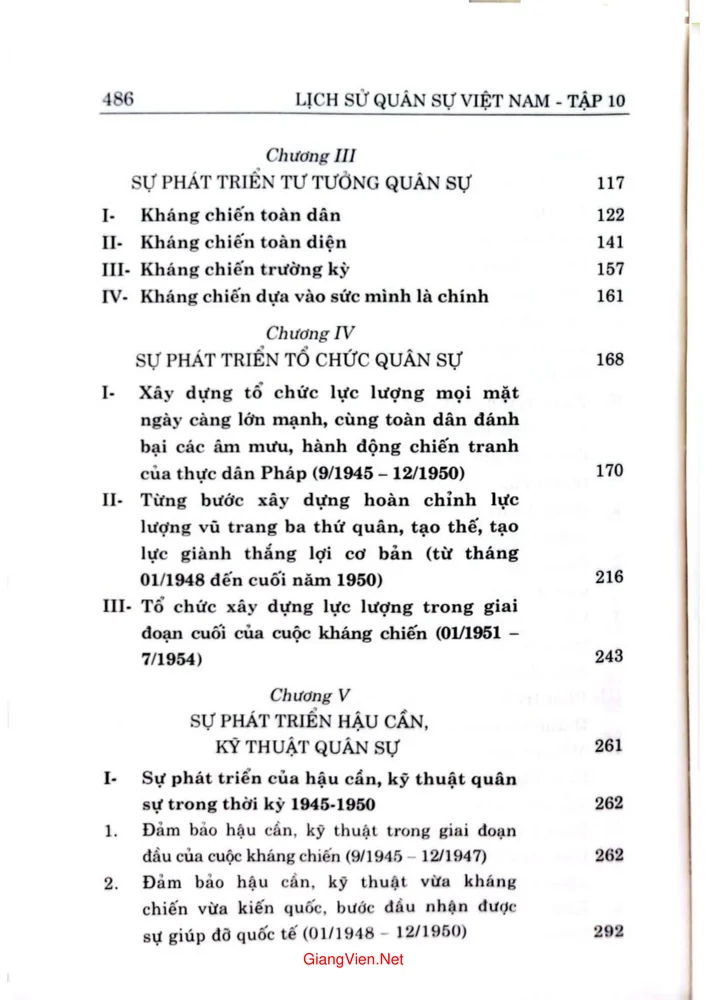 Trang 3 - Ảnh minh họa nội dung sách Lịch sử quân sự Việt Nam, tập 10, cuộc kháng chiến chống thực dân Pháp 1945 - 1954