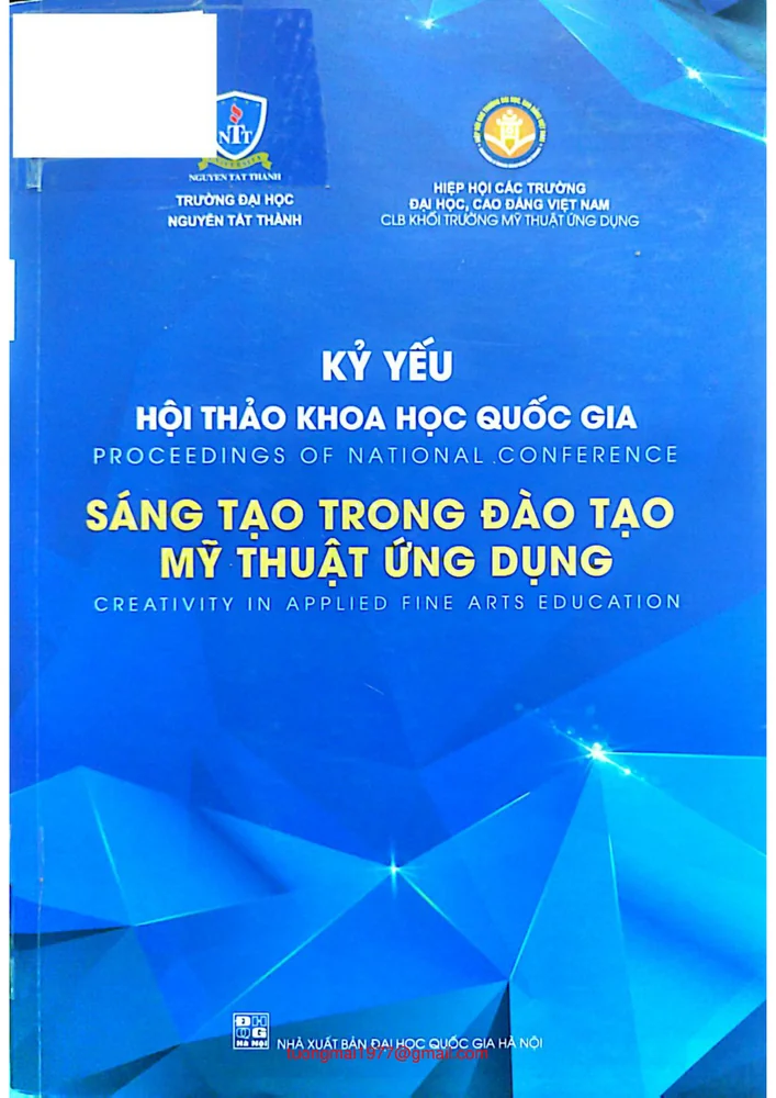 Kỷ yếu Hội thảo khoa học quốc gia  Sáng tạo trong đào tạo mỹ thuật ứng dụng