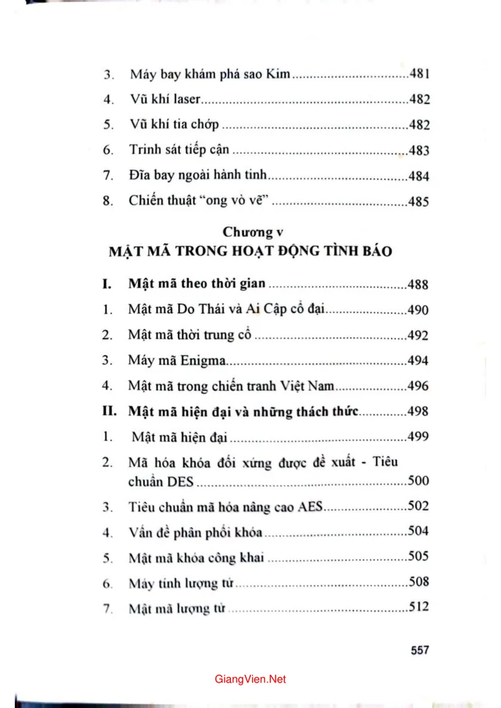 Trang 7 - Ảnh minh họa nội dung sách Tình báo điện tử không gian
