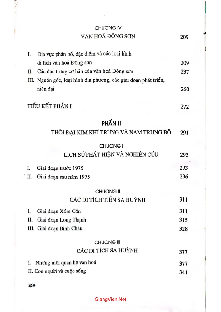 Trang 2 - Ảnh minh họa nội dung sách Khảo cổ học Việt Nam. Tập 2 Thời đại kim khí