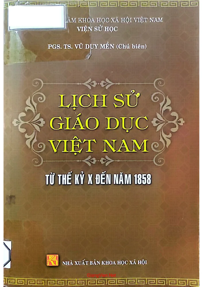 Lịch sử giáo dục Việt Nam từ thế kỷ X đến 1858