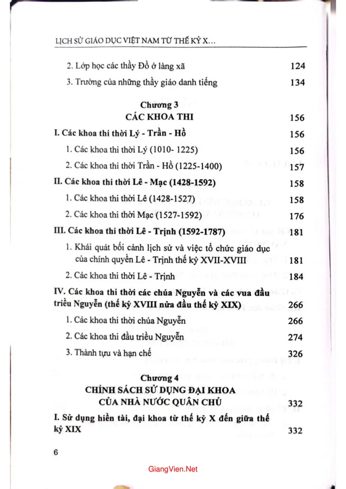 Trang 2 - Ảnh minh họa nội dung sách Lịch sử giáo dục Việt Nam từ thế kỷ X đến 1858