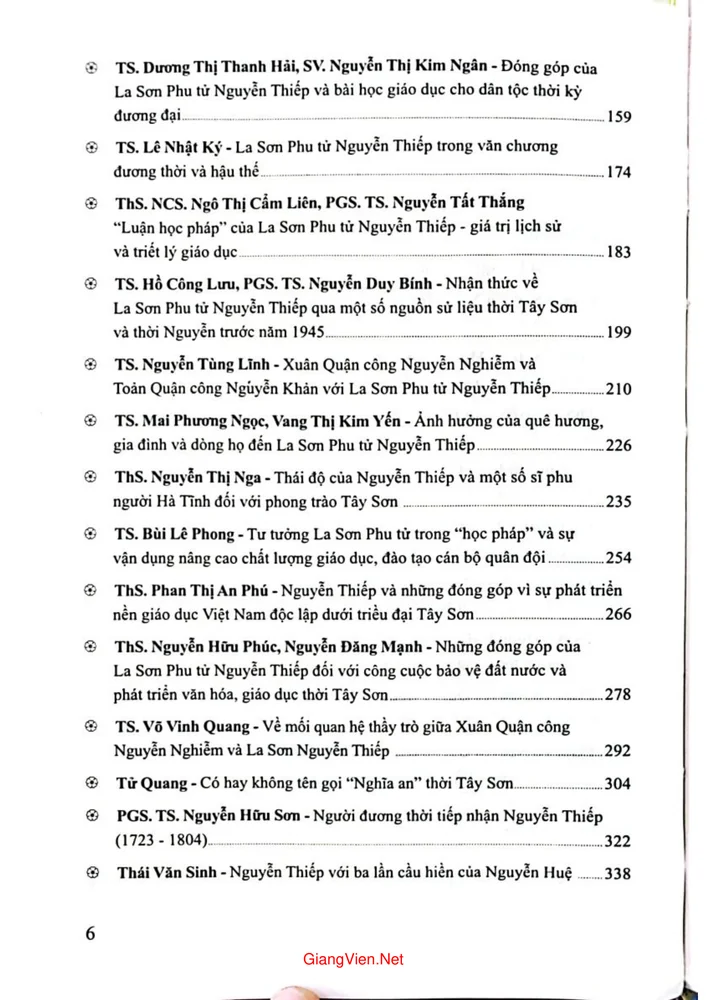 Trang 2 - Ảnh minh họa nội dung sách La sơn phu tử Nguyễn Thiếp trong dòng chảy văn hóa Việt Nam