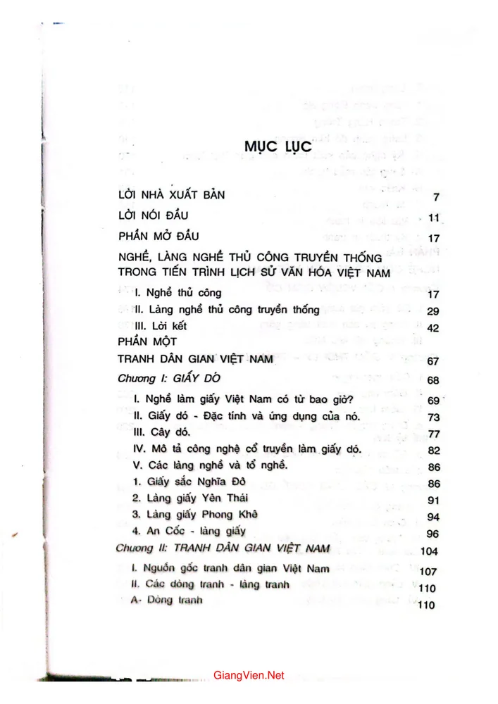 Trang 1 - Ảnh minh họa nội dung sách Di sản thủ công mỹ nghệ Việt Nam