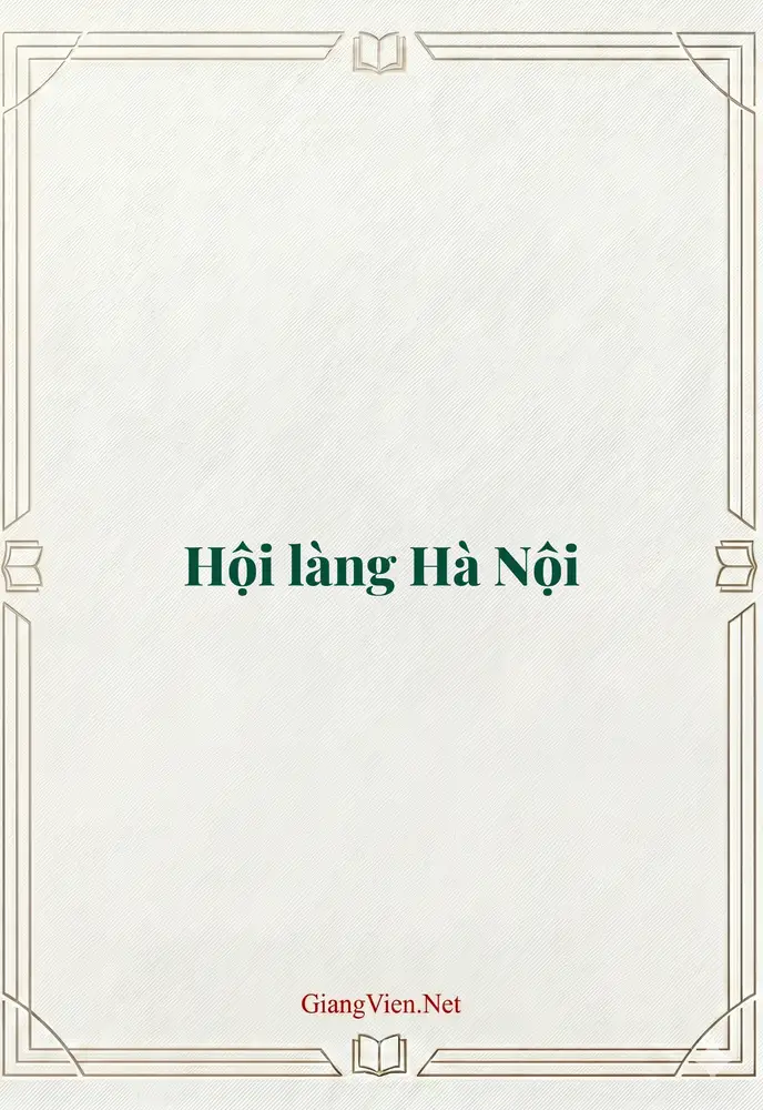 Hội làng Hà Nội