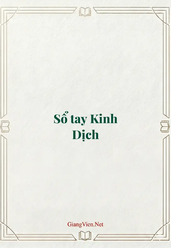 Sổ tay Kinh Dịch