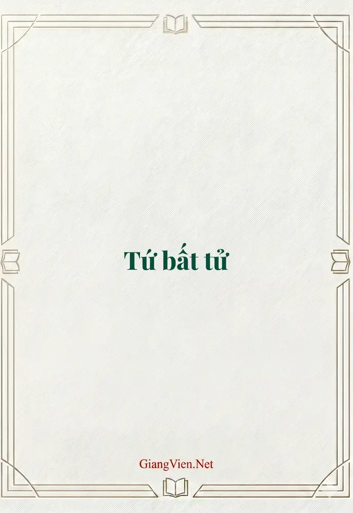 Tứ bất tử